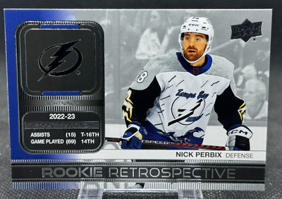 2023-24 UD Series 1 Nick Perbix Rookie Retrospective Tampa Bay Lightning #RR-15