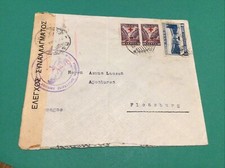 Greece 1940?s To Flensburg Germany Cover A21480