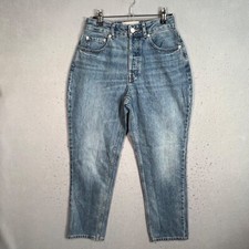 Everlane Womens The Curvy 90s Cheeky Straight Jeans Organic Cotton Size 26