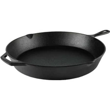 Cast Iron Skillet 15" Large Oven Frying Pan Pot Non Stick Cookware Pre-seasoned