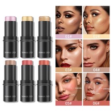 1Pcs Makeup Stick Blush Highlighter Contour Stick For Cheeks Lips And Eyes