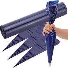 21 Inch Disposable Pastry Bags 50 Pcs,Blue Color Pipping Bag For Patisserie and