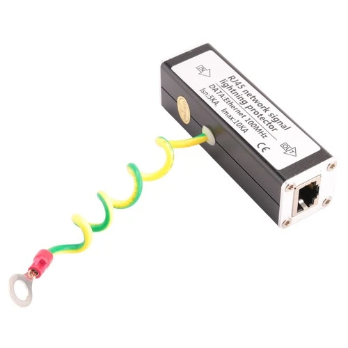 RJ45 Plug Ethernet Protector Thunder Arrester 100MHz Y4P11074