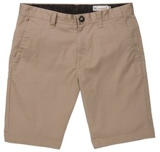 Volcom Frickin Modern 21" Stretch Walk Shorts - Khaki - New