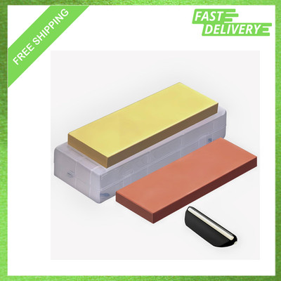 Japanese Whetstone Set, Knife Sharpening Kit, 1000 and 3000 Grit, Professional