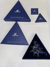 Swarovski Crystal Annual Snowflake Christmas Ornament 2009 Rockefeller NEW