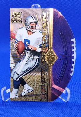 #ad 1997 Pacific Crown Royale Cel Fusions Troy Aikman #2 $8.99