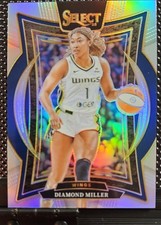 2025 Panini Select WNBA - Concourse Diamond Miller #15 Silver Prizm