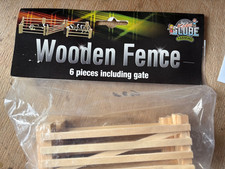 ✅ Kids Globe 61 0667 1:32 Wooden Fence "Holz Zaun" 6 teilig  (GZ01-9R1/0)