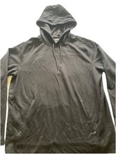Old Navy Active Dynamic Fleece 4Way Stretch Pullover Hooded Jacket Woman Size L