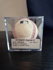 2021 Phillies Game Used Baseball 7-Run Comeback vs Nationals 7/29/21 Game 2