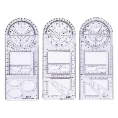 Multifunctional Drawing Geometric Drawing Measuring Ruler Draw Parallel Vertical