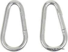 SWING SET STUFF 5/16 SPRING CLIPS PAIR hardware playground connectors 0136