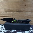 KANSEPT FENRIR CROSSBAR LOCK KNIFE 80S CAMO CARBON GREG SCHOB DESIGN - K1034V4 — photo 3