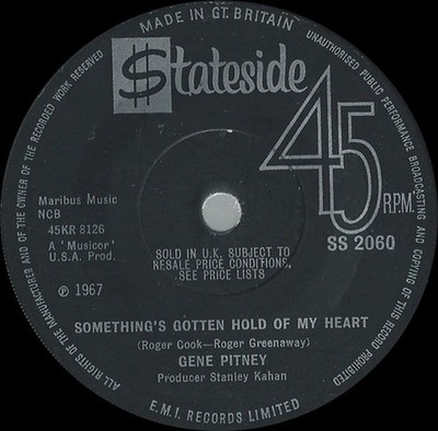 Gene Pitney - Something's Gotten Hold Of My Heart (7'', Single, Sol)