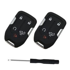 Replacement Smart Keyless Entry Remote Control Key Fob Case Cover 5 Button-2pcs