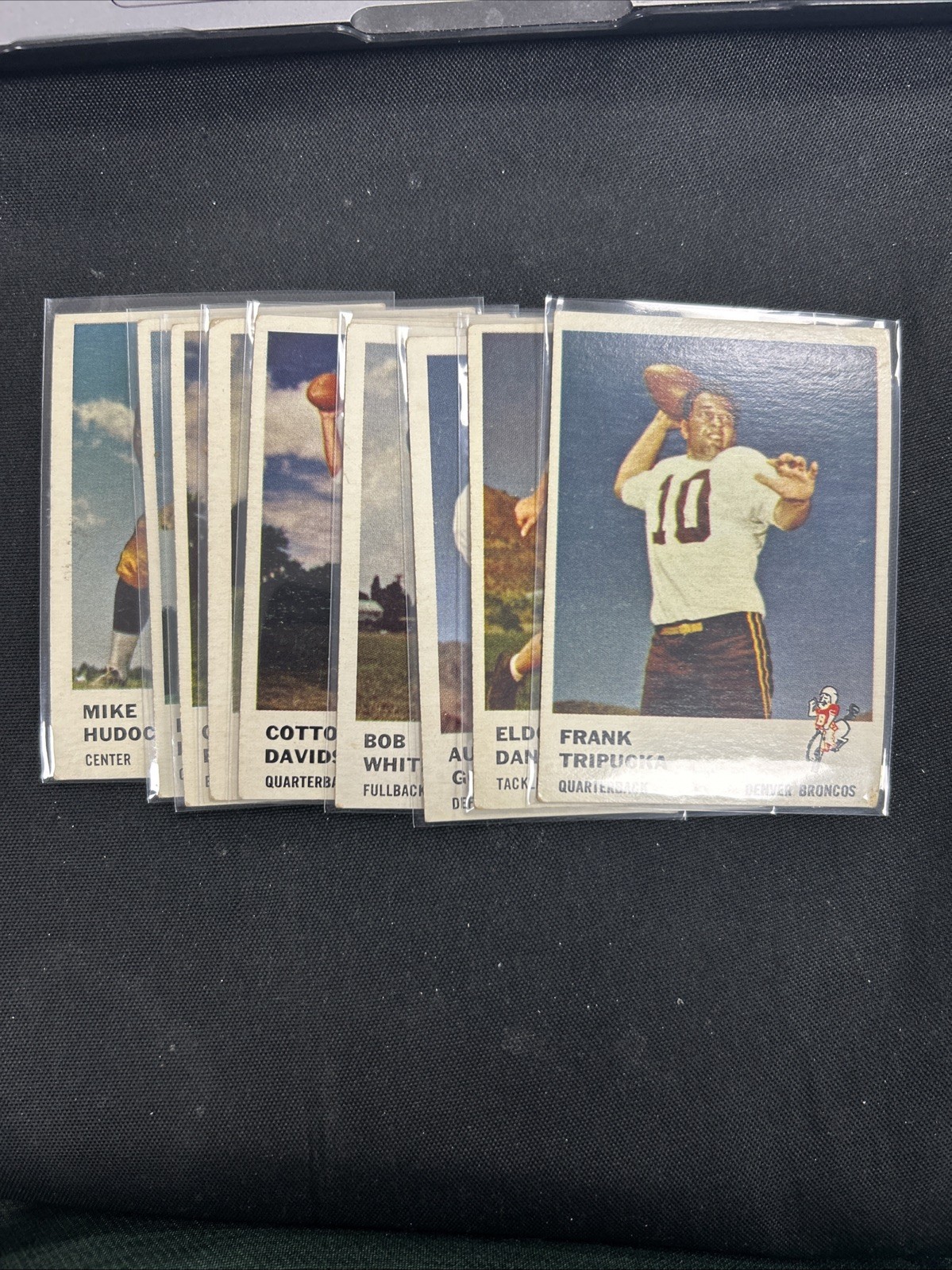 Bob White #168 Football Cards 1961 Fleer trading card — raw and PSA graded price guide