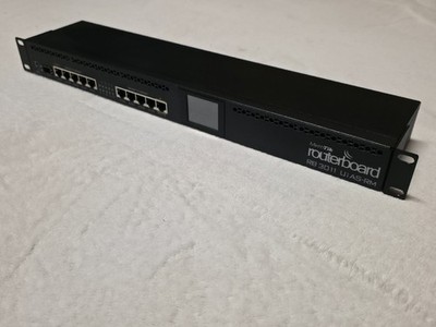MikroTik RouterBoard RB3011UiAS-RM Rackmount Gigabit Ethernet GbE Router/Gateway