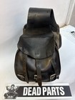 Harley leather winged Bar & Shield chopper 3 buckle throwover saddlebags