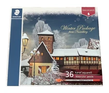 NEW Staedtler watercolor pencils 36colors