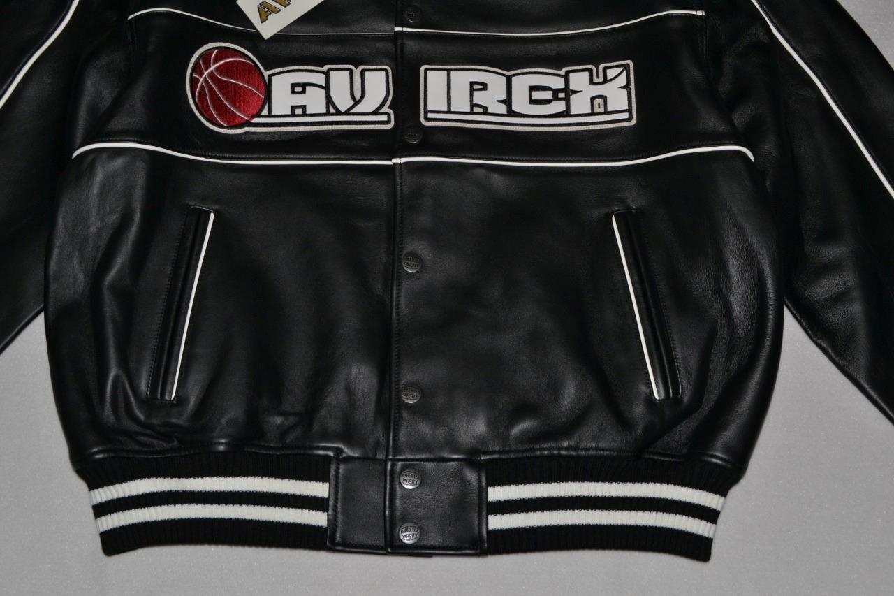 AUTHENTIC MENS AVIREX BASKETBALL JACKET BOMBER BLACK  BRAND NEW ALL SIZES image 4