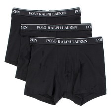 Men's Polo Ralph Lauren Boxer Shorts Trunks 3 in a Pack Black Size Large