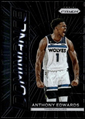 2023-24 Panini Prizm #15 Anthony Edwards Dominance E1