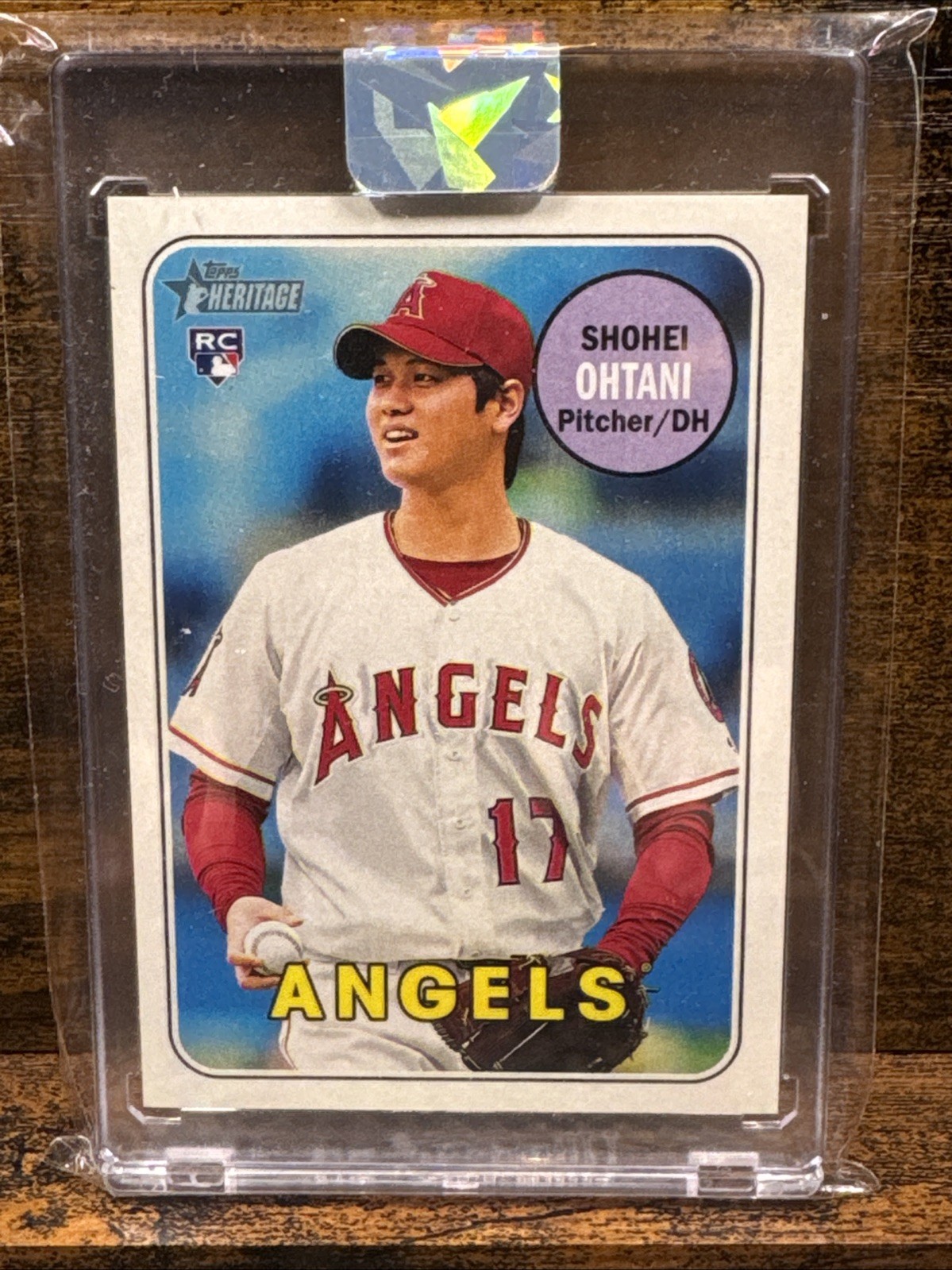 Shohei Ohtani 2018 Topps Heritage Action Variations #17 (17.2) RC SP⚾🔥Very Rare