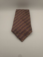 Aquascutum Of London 100% Silk Men’s Neck Tie Made In Usa