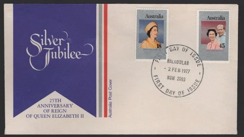 1977 Australia QE11 Silver Jubilee FDC