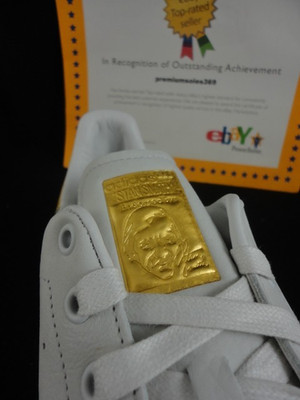 Adidas Stan Smith 999, Gold Leaf, Vintage White, Style # S80506, Size 13