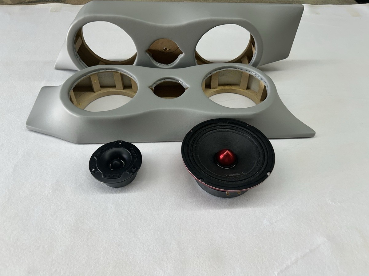 90-94 Chevy GMC Universal Door Panel speaker pods Gray fits Most