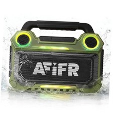 Outdoor Bluetooth Speaker, 160W Loud Bass Rugged, IP67 Waterproof, 24H Green