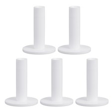 5 Pcs 3.3" Rubber Golf Tees Tall Practice Training Driving Range White