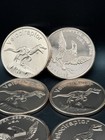 LOT OF 11 1 oz .999 Fine Copper Velociraptor Rounds BU Bullion USA Eagle Lot — photo 3