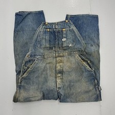 Vintage 50s Lee Union Made Jelt Sanforized Overalls 36x29 1950s True Vintage