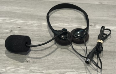 RARE Vintage Koss SB10 Black Headphones with Microphone TESTED - FREE SHIP!