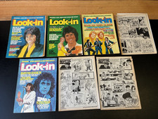 Look-in Magazine  1975 Bundle x 7 editions - All have issues!
