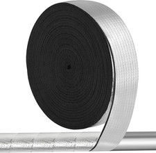 2PCS Outdoor Pipe Insulation Wrap, 2IN X 33FT Pipe Insulation Foam Tape, Self-Ad
