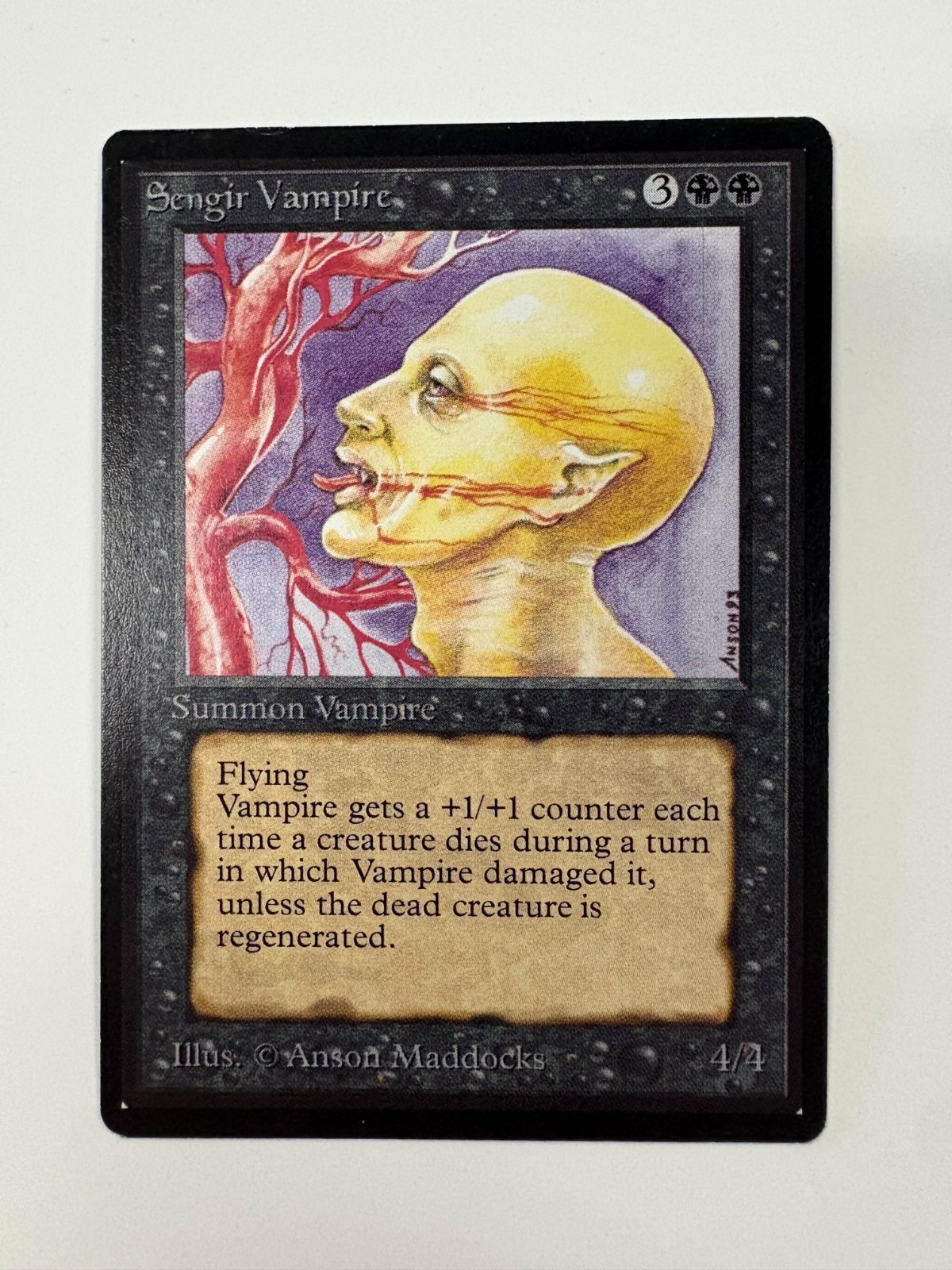 MTG Sengir Vampire - BETA 1993 Magic The Gathering LP