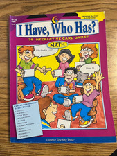 I Have, Who Has Math game Grade 3-4 Teacher Resource book guide place value 