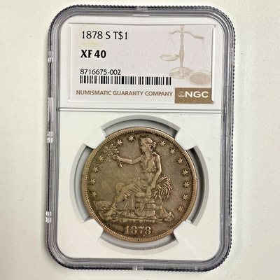 1878 S T$1 NGC XF 40 | eBay