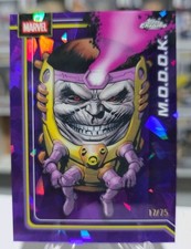 2026 Topps Chrome Marvel Sapphire M.O.D.O.K. #73 Purple 17/75