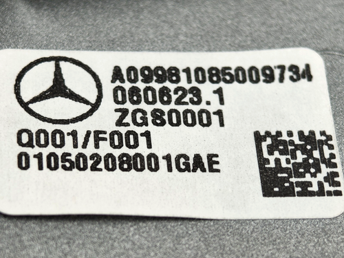 ✅ Couvercle Étoile Emblème Mercedes Gle Coupé C167 Glc C253 Argent D Neuf ✅ - Photo 4 sur 5