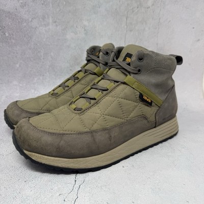 Teva Mens Sz 8.5 Ember Commute Waterproof Quilted Ripstop Winter Boots 1111755