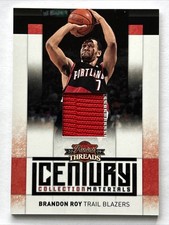 Brandon Roy Panini Threads 2009 Century Collection 2/5.  Trail Blazers Patch