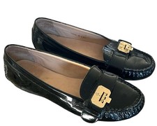 COLE HAAN Tali Golden Lock Moccasin SlipOn Loafer Patent leather Women's 8 B