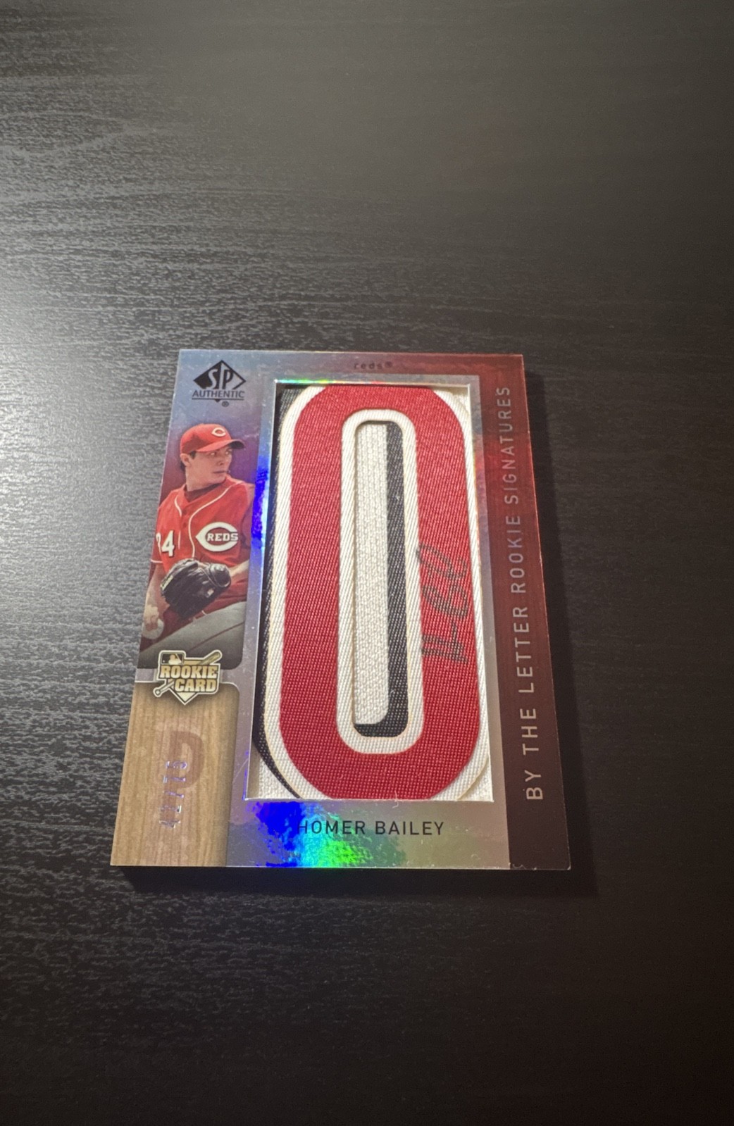 2007 SP Authentic - By the Letter Rookie Signatures Homer Bailey #117 Letter O