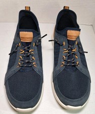 Hush Puppies Mens Elevate Sneaker 2 Blue Oxford Dress Shoe Size 9.5 HTM10311