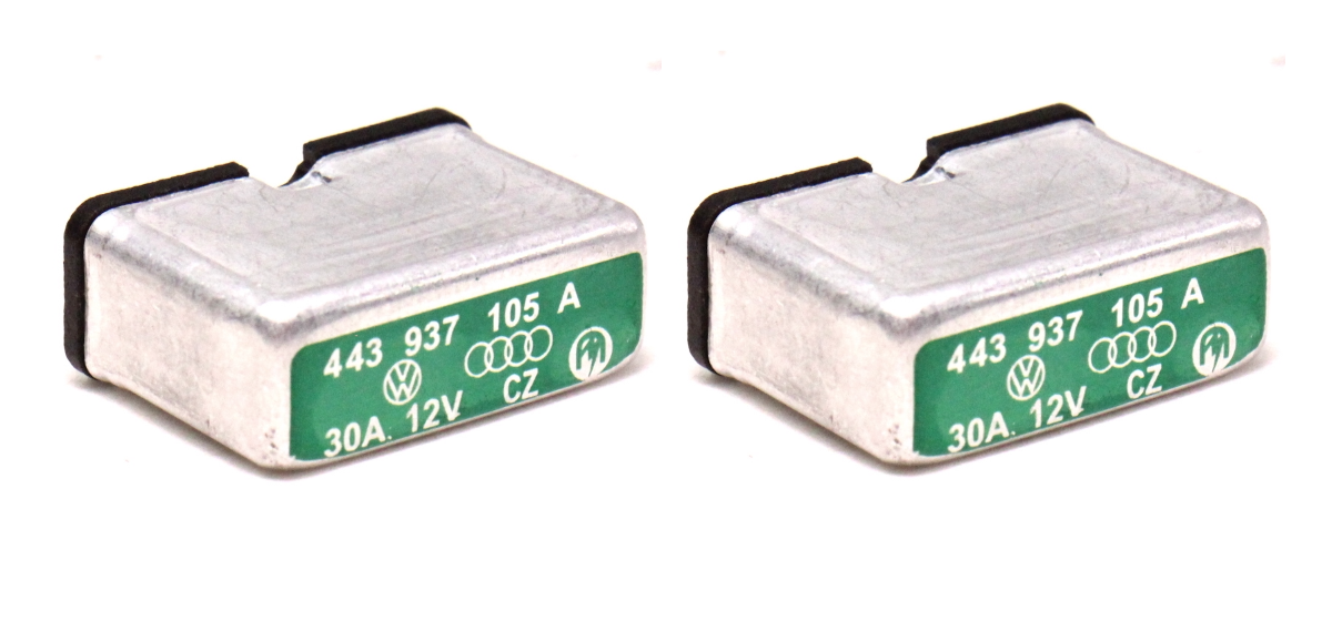 2x 30A Thermal Fuse VW Audi Passat Jetta Golf GTI Beetle A4 A6
